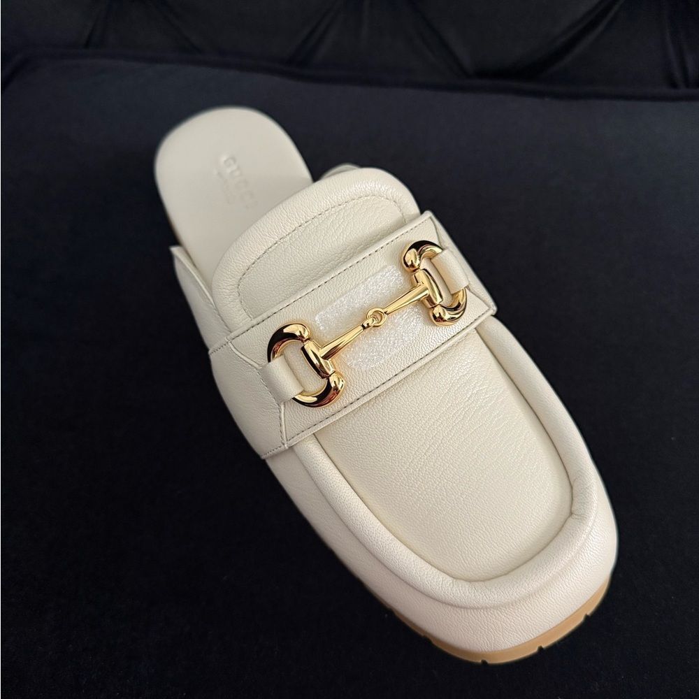 Brand new GUCCI women’s Horsebit Leather Loafer Slipper size 9.5 - Picture 6 of 16